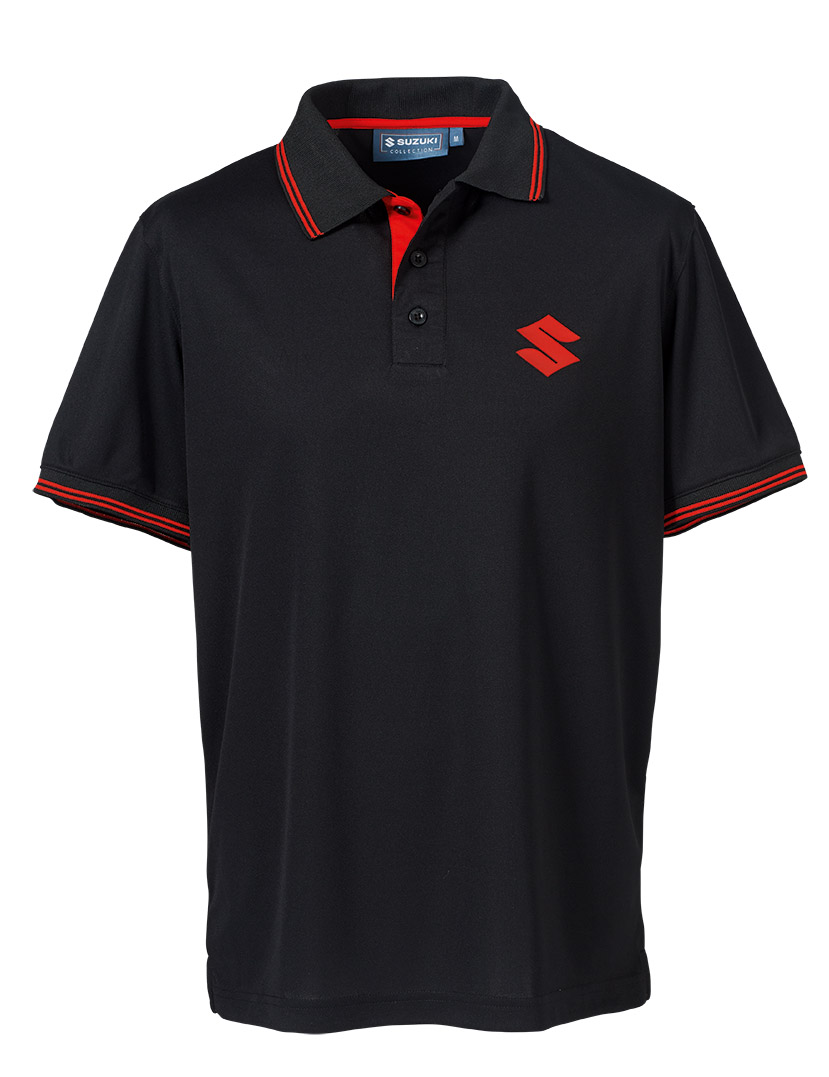 TEAM POLO SHIRT MEN BLACK